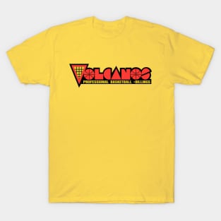 Defunct Billings Volcanos CBA Basketball 1980 T-Shirt